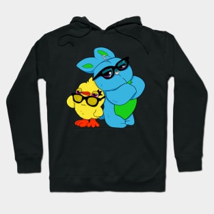 Chicky fanart, cartoon bunny, cartoon characters animals Hoodie